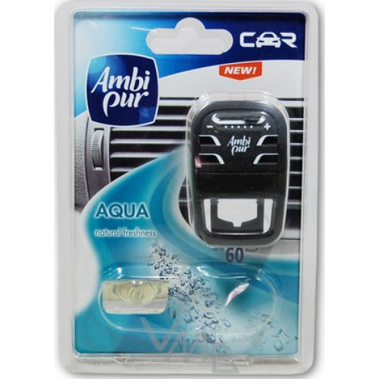 Ambi Pur Car Aqua osvěžovač vzduchu pro váš vůz strojek 7 ml