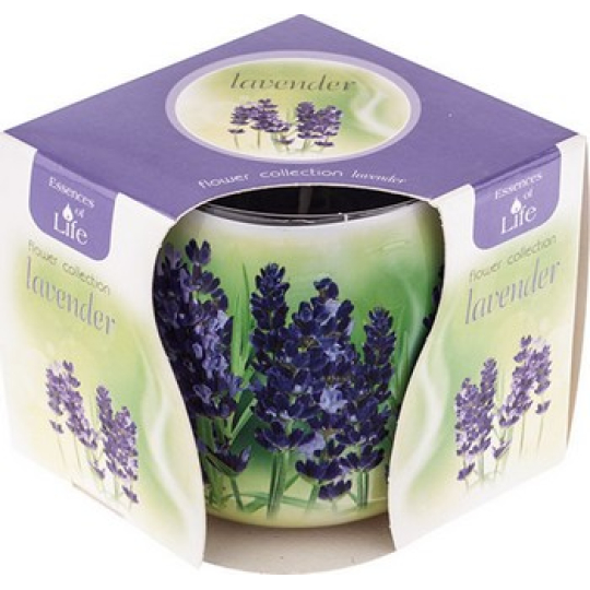 Essences of Life Lavender aromatická svíčka ve skle 100 g