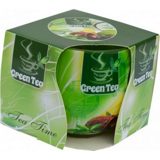 Essences of Life Tea Time Green Tea aromatická svíčka ve skle 100 g