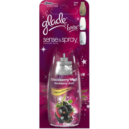 Glade Sense & Spray Blackberry Frost osvěžovač vzduchu náhradní náplň 18 ml sprej