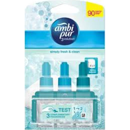 Ambi Pur 3 Volution Simply Fresh & Clean elektrický osvěžovač náplň 20 ml