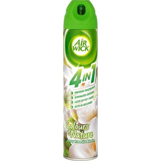 Air Wick Bílé květy Frézie 4v1 osvěžovač vzduchu sprej 240 ml