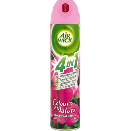 Air Wick Růžové květy středomoří 4v1 osvěžovač vzduchu sprej 240 ml