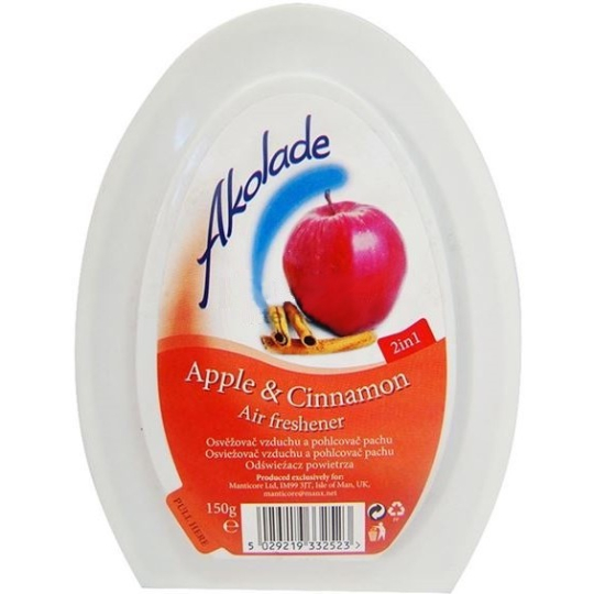 Akolade Apple & Cinnamon 2v1 gelový osvěžovač vzduchu 150 g