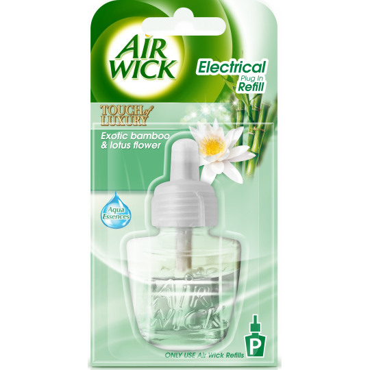Air Wick Exotický Bambus & Lotosový květ elektrický osvěžovač náplň 19 ml