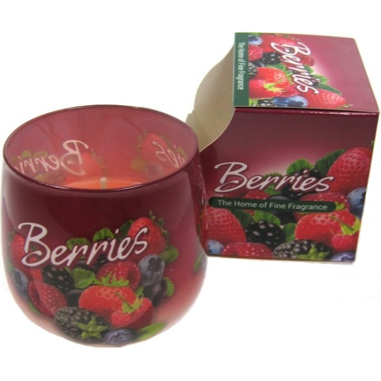 Santo Candles Berries vonná svíčka ve skle 100 g