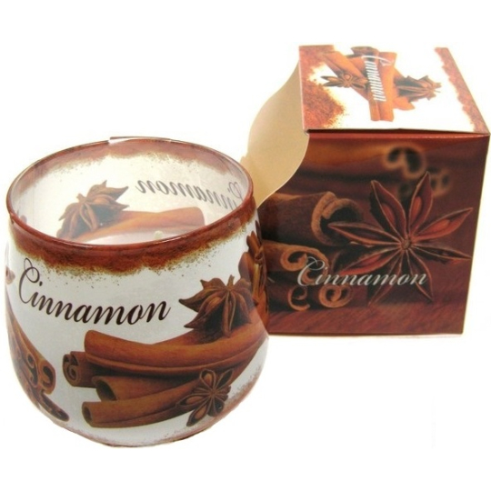 Santo Candles Cinnamon time vonná svíčka ve skle 100 g