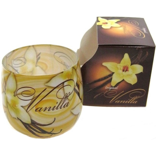 Santo Candles Vanilla vonná svíčka ve skle 100 g