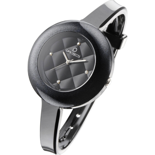 Ops! Objects Matelassé Crystal Watches hodinky OPSPW-181 černá