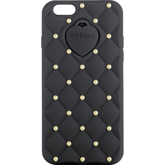 Ops! Objects Matelassé Crystal Cover iPhone 5 kryt na mobil OPSCOVI5-21 černá