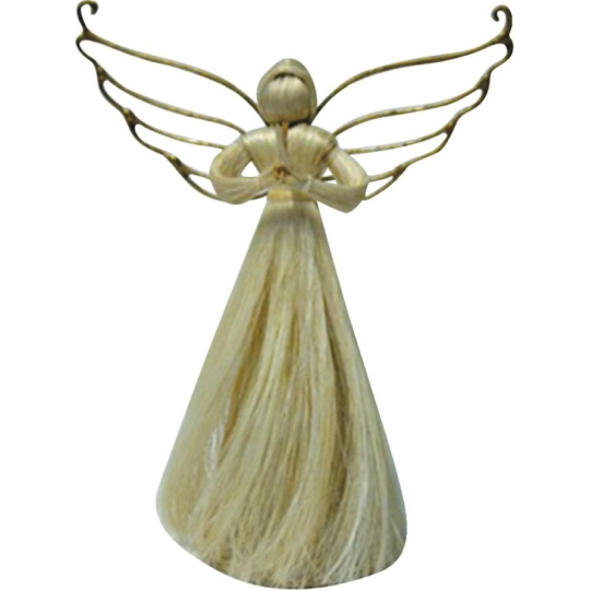 Anděl s kroucenými křídly 22 cm