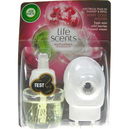 Air Wick Life Scents Zimní lesní plody elektrický osvěžovač vzduchu komplet 19 ml
