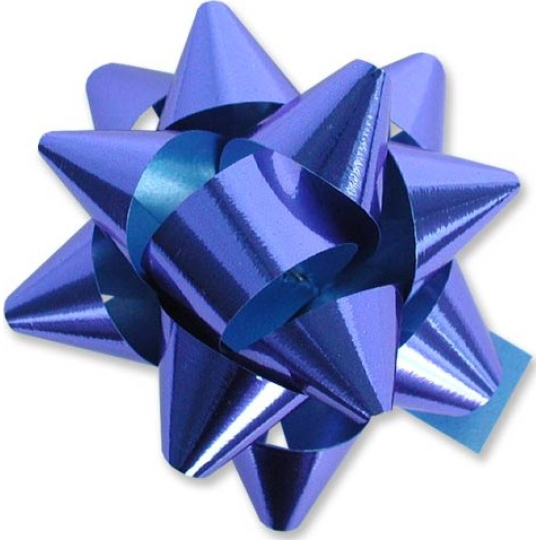 Nekupto Hvězdice velká metal modrá 8 cm