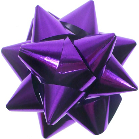 Nekupto Hvězdice velká metal fialová 8 cm