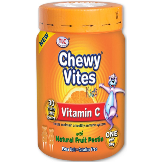 Chewy Vites Vitamin C výživový doplněk pro děti starší 12 měsíců 30 kusů