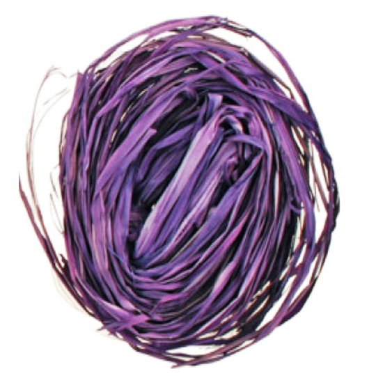 Raffia fialová nabarvené lýko k dekoraci 30 g