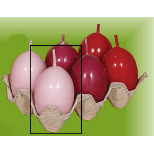 Lima Vajíčko s vůní svíčka růžová 40 x 60 mm 1 kus