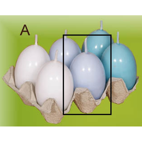 Lima Vajíčko s vůní svíčka světle modré 40 x 60 mm 1 kus