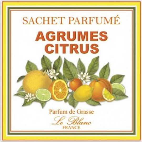 Le Blanc Citrusy Agrumes - Citrus Vonný sáček 11 x 11 cm 8 g