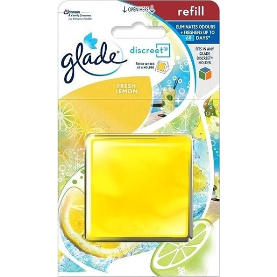 Glade Discreet Fresh Citron osvěžovač vzduchu náhradní náplň 8 g