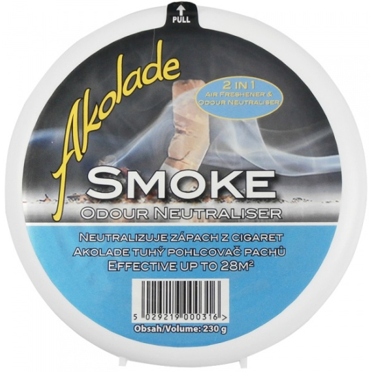 Akolade Solid 2v1 osvěžovač pohlcovač pachu z cigaret 230 g