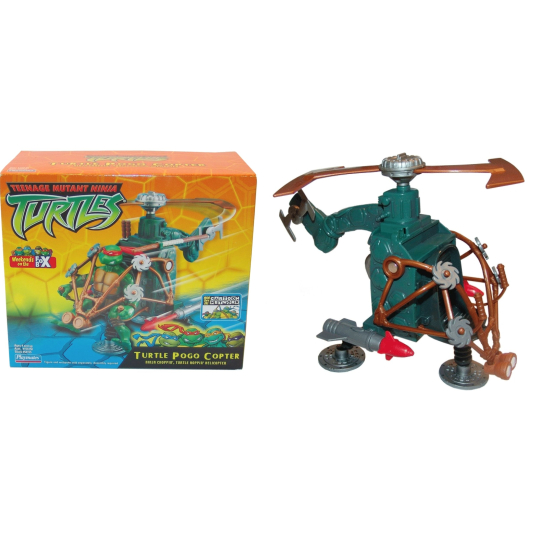 TMNT Želvy Ninja Turtle Pogo Copter bojové vozidlo, doporučený věk 4+