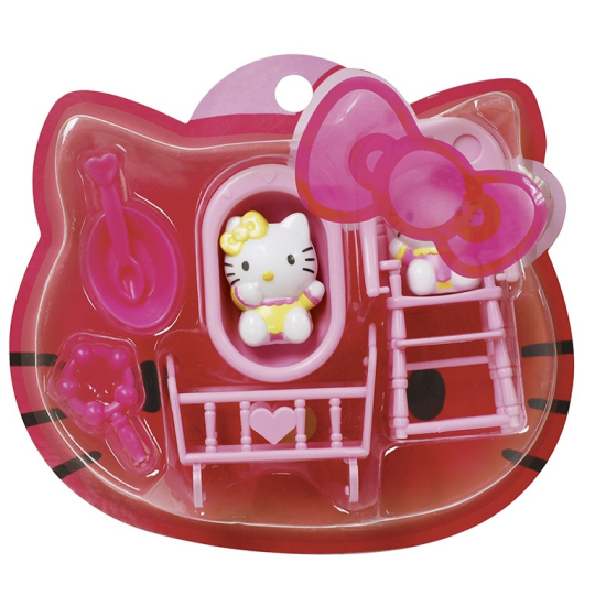 Hello Kitty Hrací set se 2 figurkami a doplňky různé druhy, doporučený věk 3+