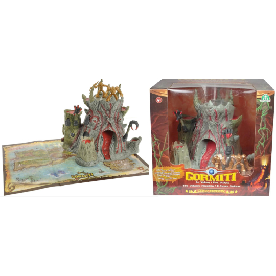 Gormiti Mythos vulkán hrací sada se 2 figurkami 28,3 x 24 x 26,2 cm, doporučený věk 4+
