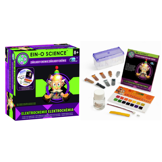 EP Line EIN-O Science Elektrochemie experimentální sada, doporučený věk 8+