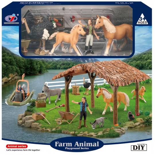 EP Line Model Series Svět zvířat Řeka hrací sada se zvířátky a figurkami, doporučený věk 3+