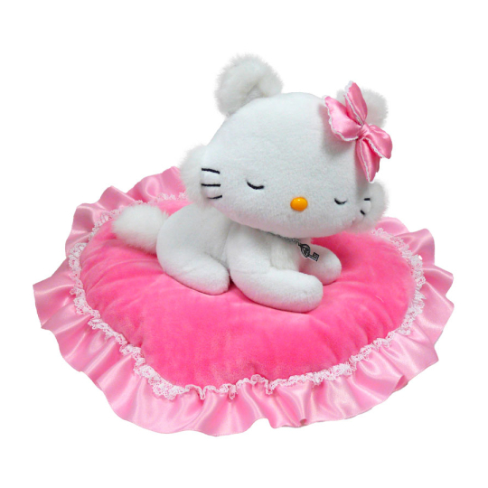 Hello Kitty Charmmy Kitty plyšová hračka na polštářku 17 cm