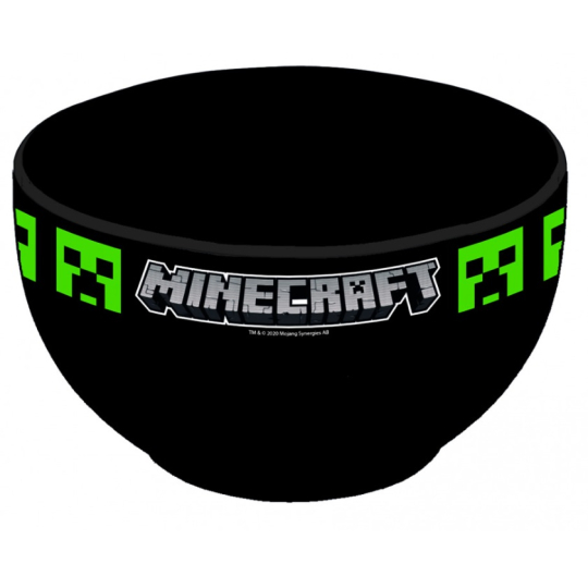 Epee Merch Minecraft Creeper miska keramická černá 600 ml